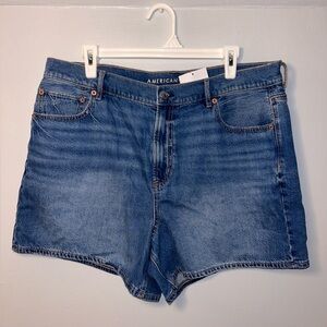 American Eagle Outfitters Women's Strigid Blue Denim Shorts